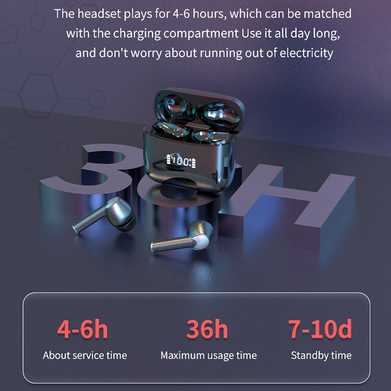 J8 Pro Bluetooth TWS Earbuds with Digital Display 500mAh Charging Case Portable Headset Noise Reduction Wireless Headphones J8 Pro Bluetooth TWS Earbuds with Digital Display 500mAh Charging Case Portable Headset Noise Reduction Wireless Headphones